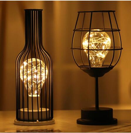 Minimalist Hollow Table Lamp Modern Decorative Lighting Fixture