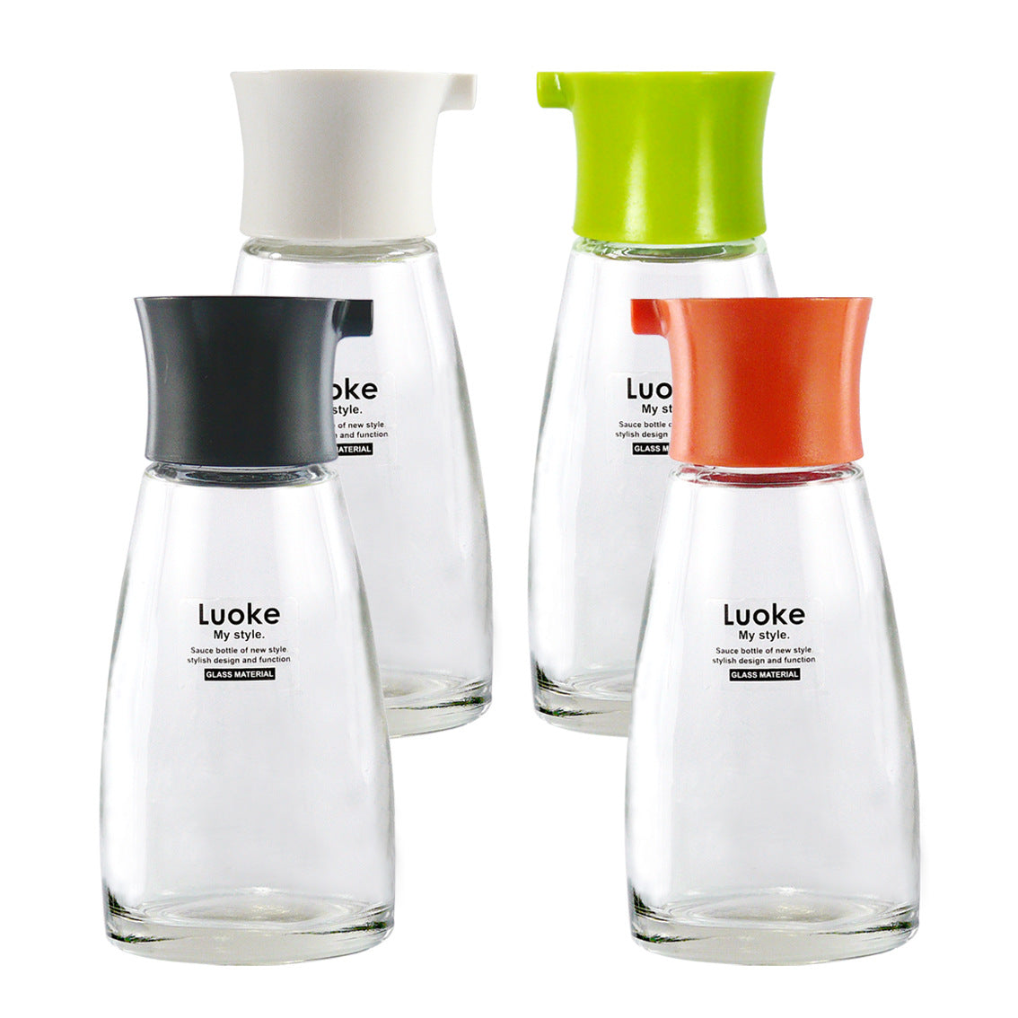 Creative Glass Oil And Vinegar Dispenser Bottle
