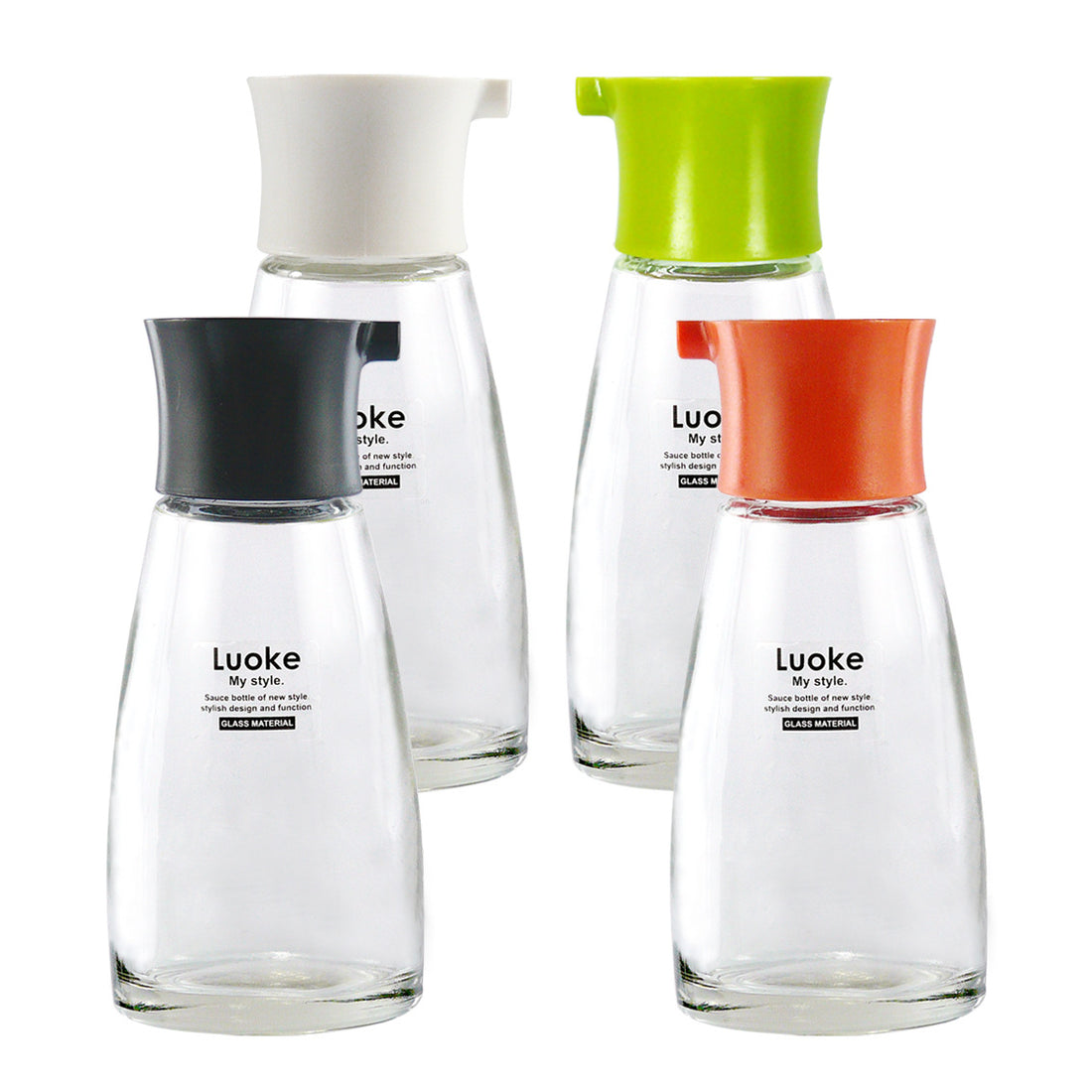 Creative Glass Oil And Vinegar Dispenser Bottle