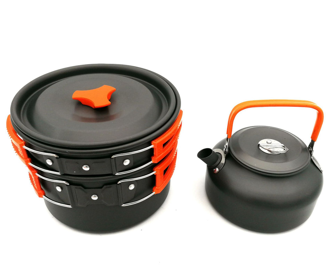 Camping Cookware And Cutlery Set Outdoor Travel Kit