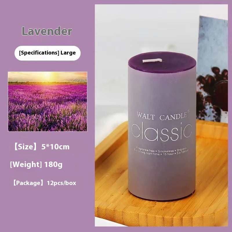 Cylindrical Aromatherapy Scented Smokeless Candle