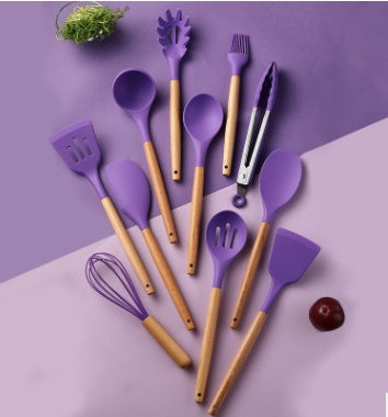 Heat Resistant Silicone Kitchen Utensils Set