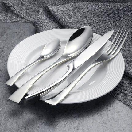 Household Stainless Steel Cutlery Set Four Piece Dining Utensils