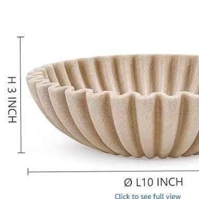Resin Craft Bowl-shaped Decorative Ornament