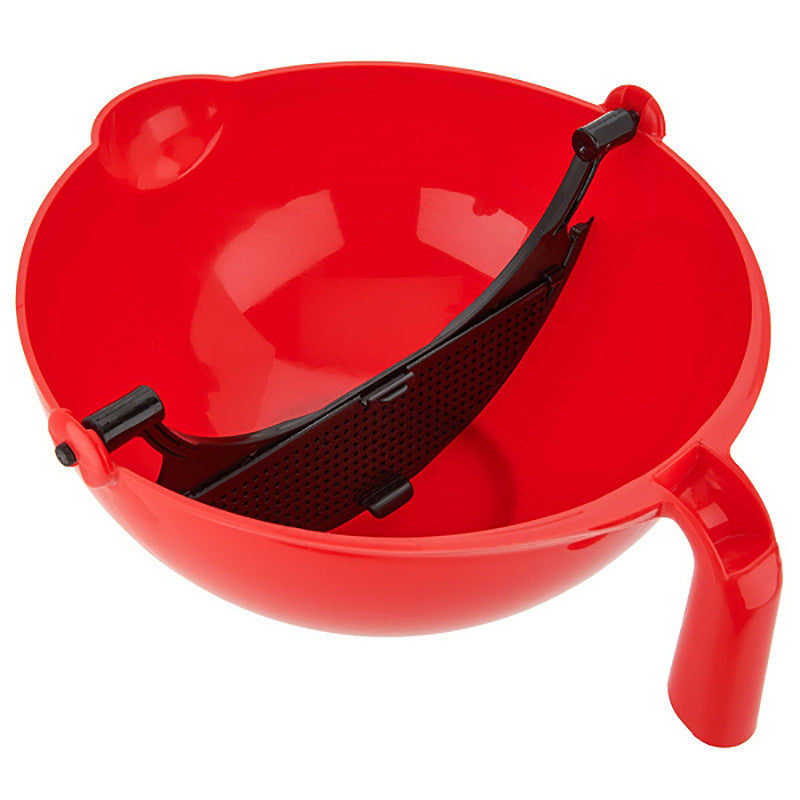 360 Degree Rotating Fruit And Vegetable Drainer Kitchen Tool
