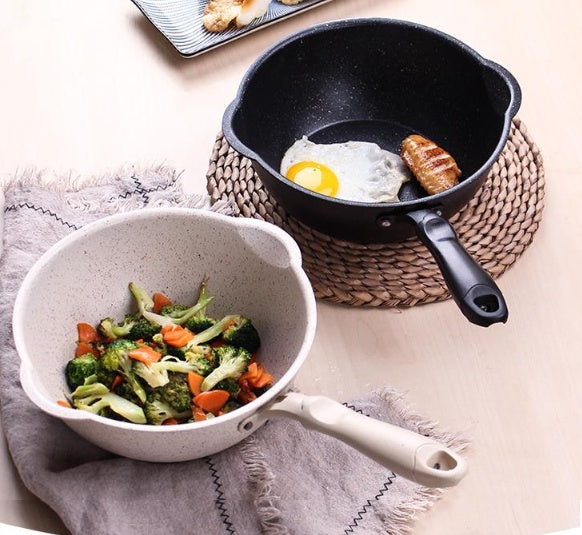Small Deep Non Stick Frying Pan For Home Cooking