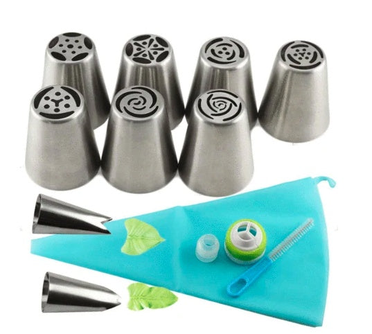 3-In-One Christmas Stainless Steel Cake Decorating Nozzle Set