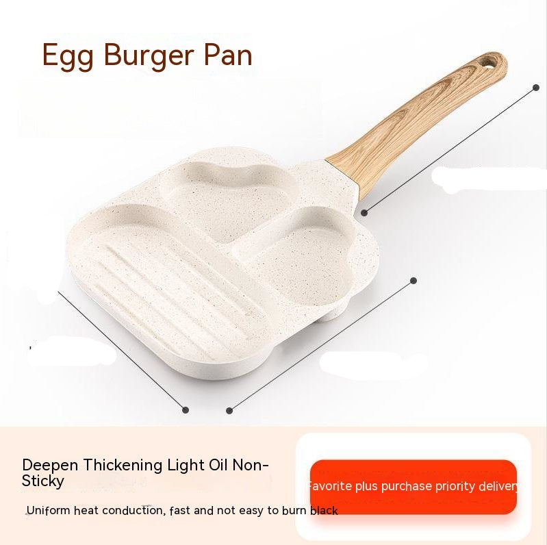 Aluminum Four-hole Frying Pan