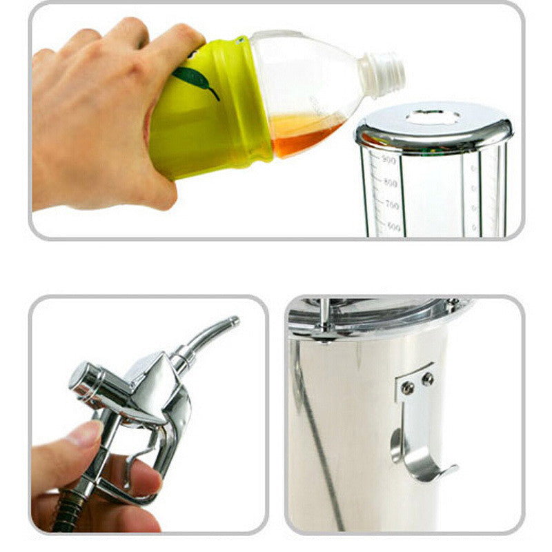 Mini Beer Dispenser Machine With Double Pump Transparent Design