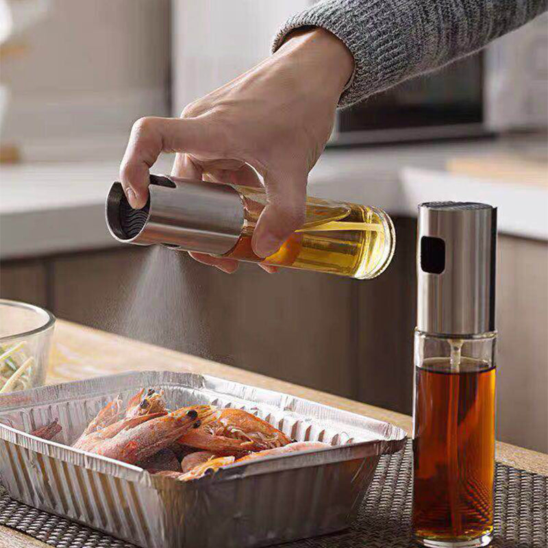 Glass Oil And Vinegar Spray Bottle