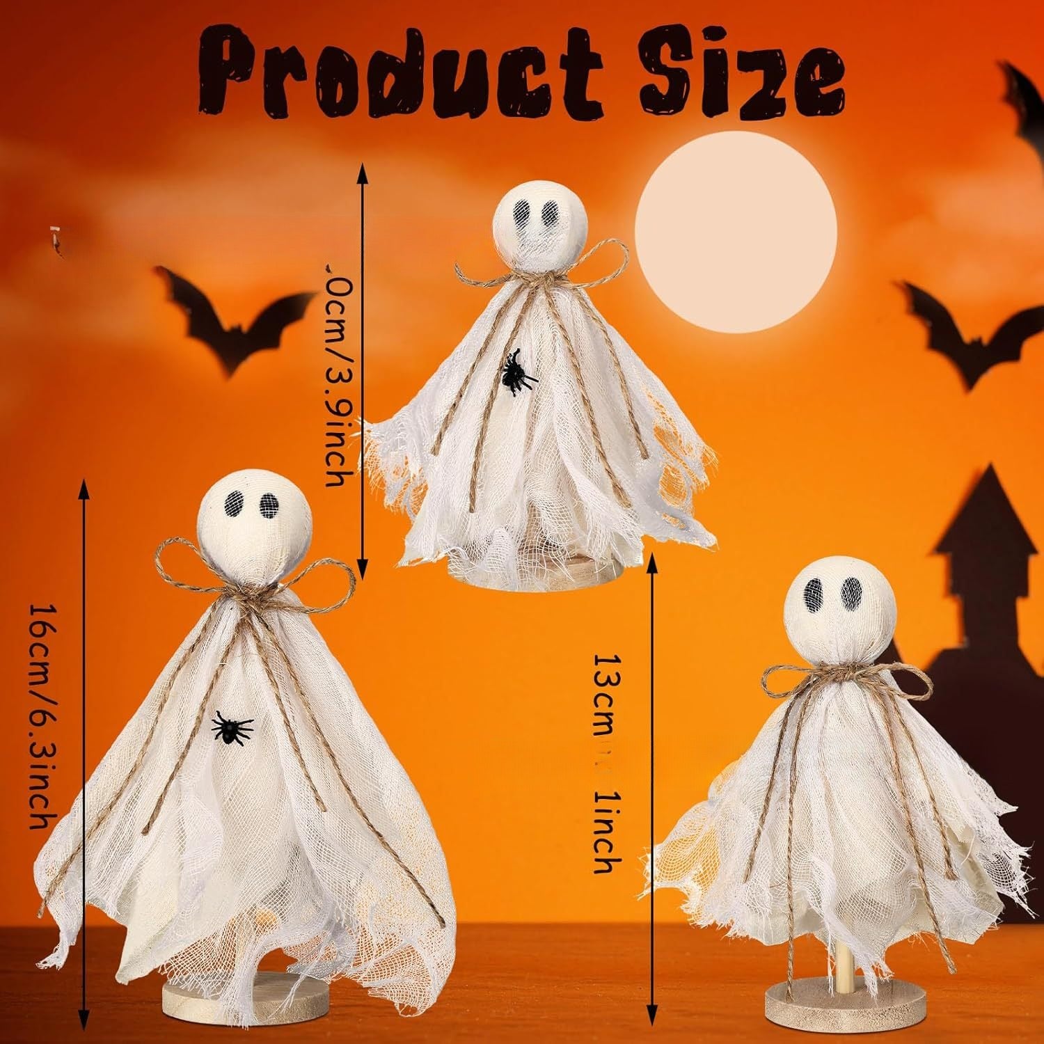 Halloween Ghost Home Atmosphere Interior Decoration Ornament Prop