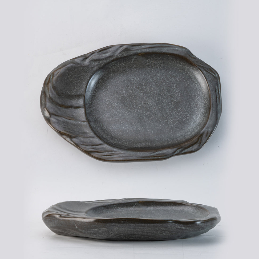 Frosted Minimalist Kitchen Plates And Tableware