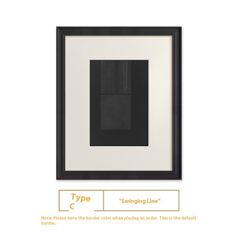 Black And White Abstract Wall Art Retro Decorative Painting