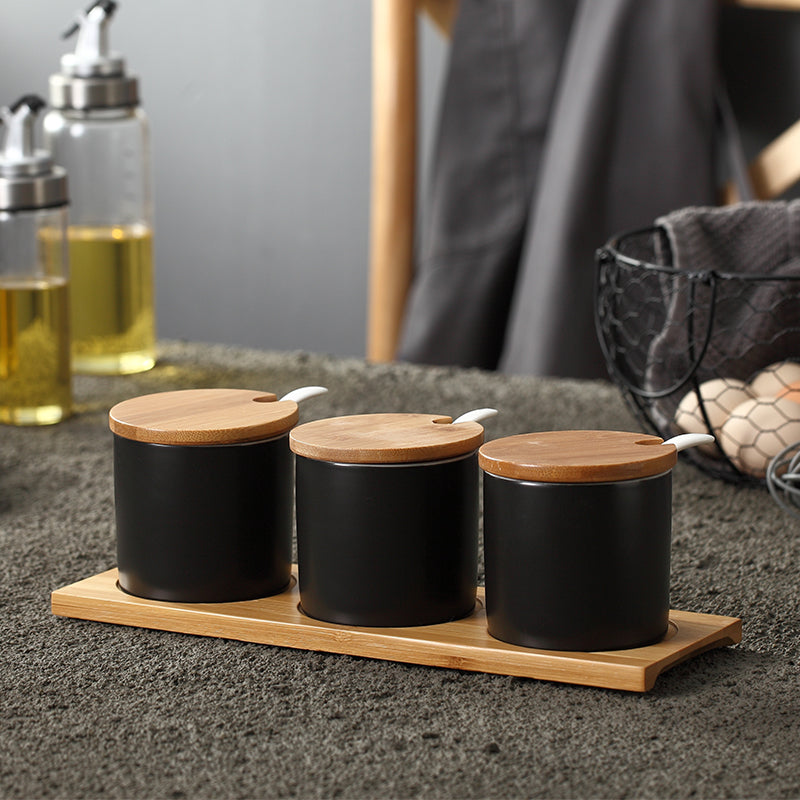 Ceramic Kitchen Seasoning Jar