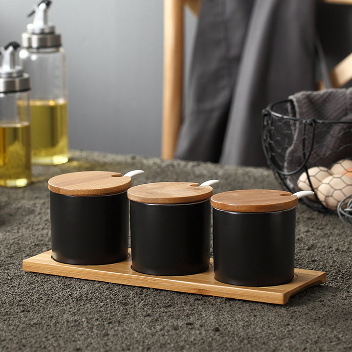 Ceramic Kitchen Seasoning Jar