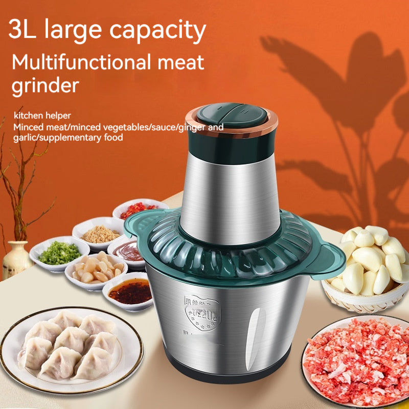 Electric Stainless Steel Meat Grinder Multi-Function Large Capacity
