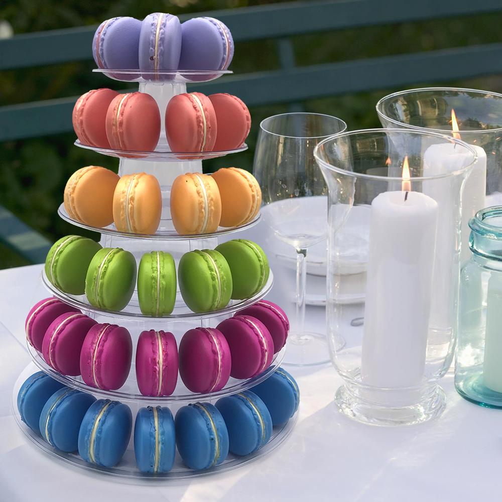 6-Layer Macaron Display Stand