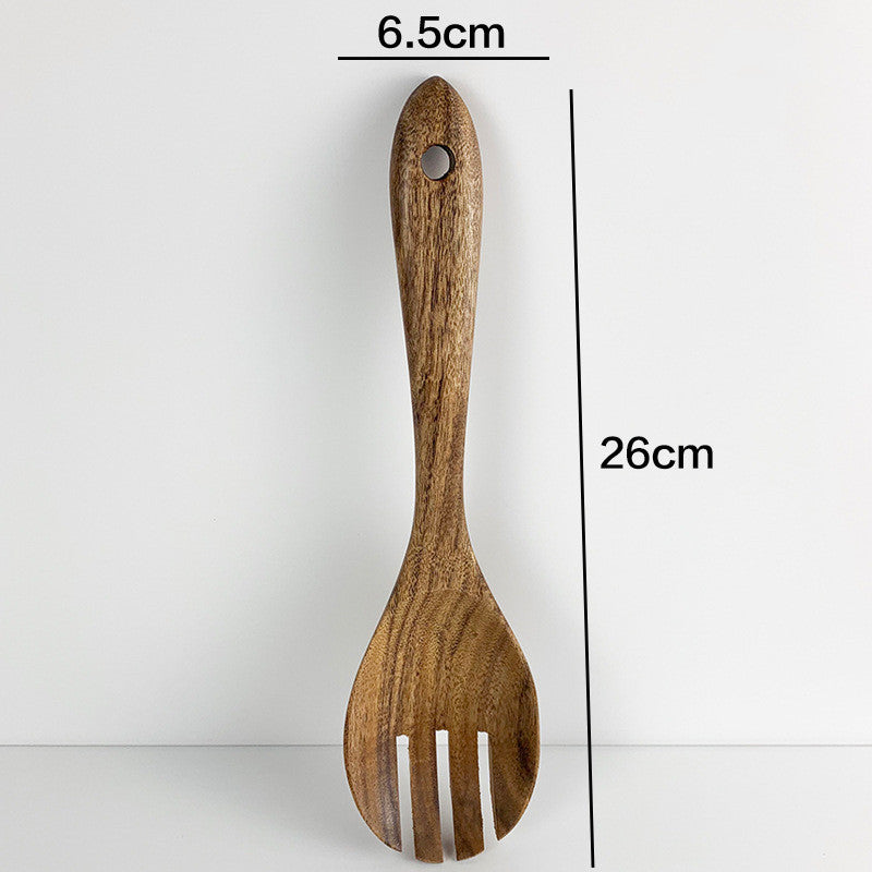 Thailand Teak Wood Kitchen Utensil Set Spoon Ladle Skimmer