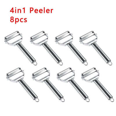 2 In 1 Stainless Steel Potato Peeler Julienne Grater Kitchen Tool