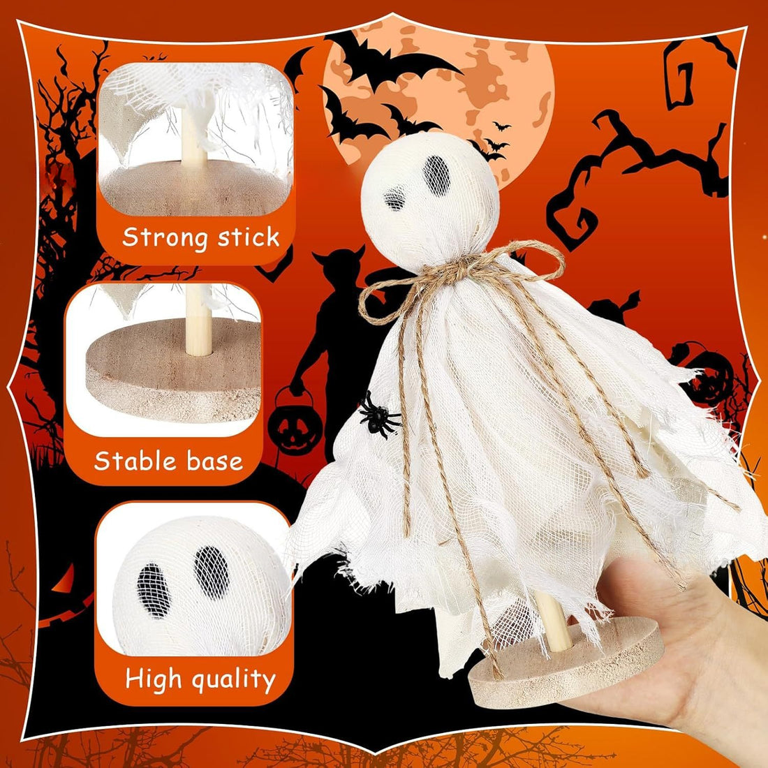 Halloween Ghost Home Atmosphere Interior Decoration Ornament Prop
