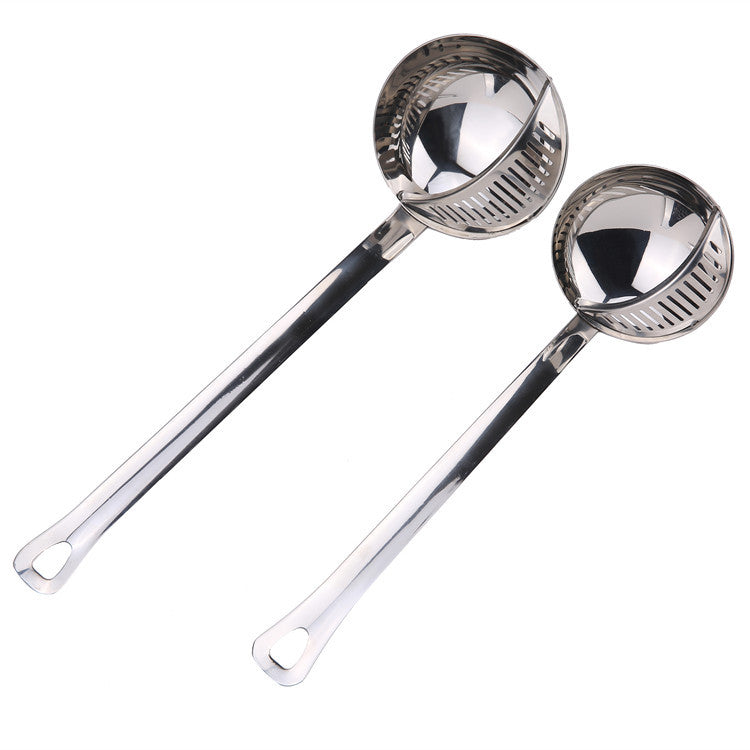Stainless Steel Kitchen Colander Spoon Strainer Cooking Utensil Tool