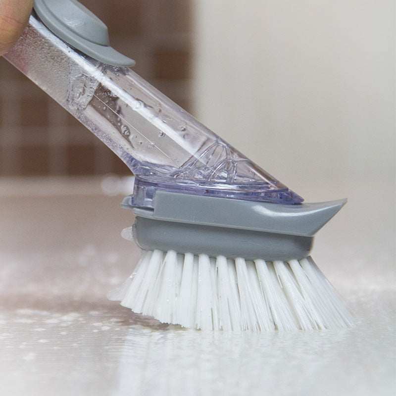 2 In 1 Long Handle Removable Cleaning Brush Kitchen Tool