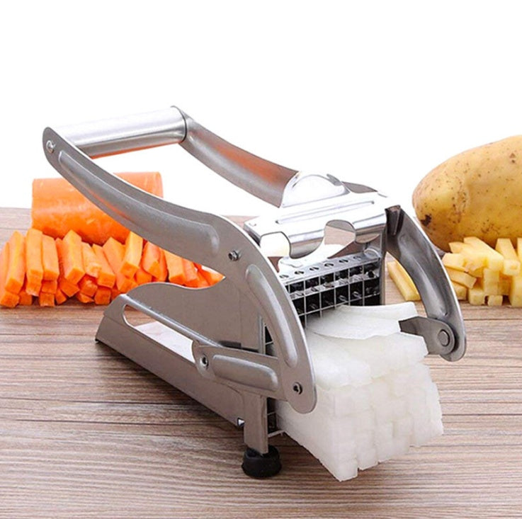 2-Blade Stainless Steel Potato Cutter French Fries Slicer