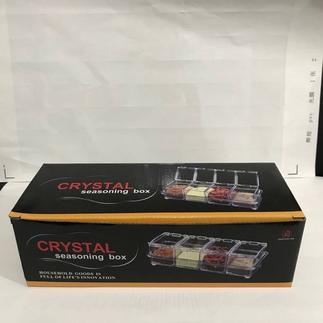 Transparent Acrylic Kitchen Seasoning Storage Box