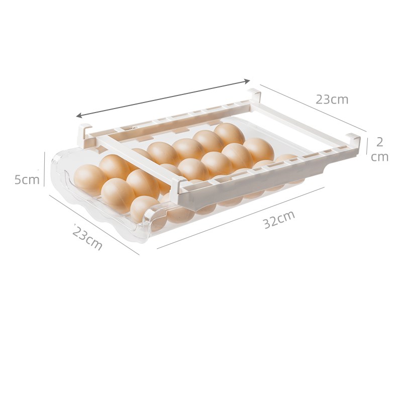 Adjustable Refrigerator Storage Rack Pull Out Kitchen Organizer