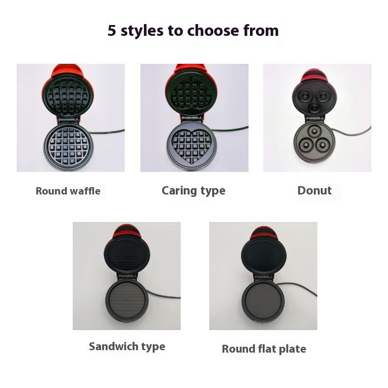 Mini Waffle And Breakfast Maker Machine