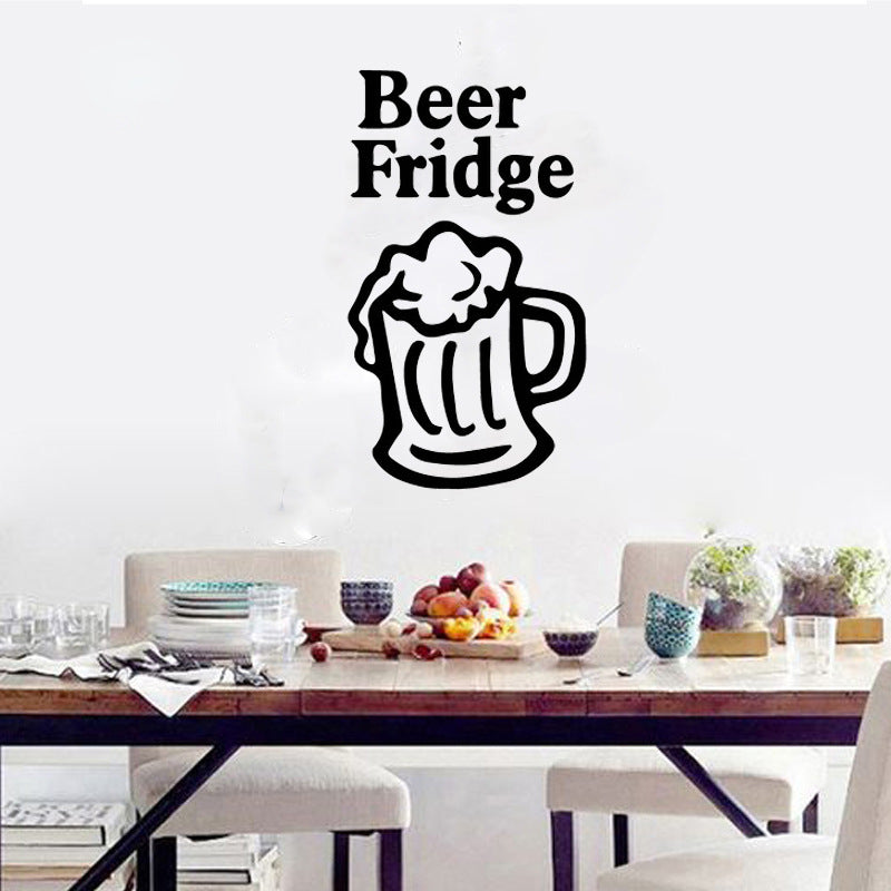 Kitchen Decoration Restaurant Window Glass Decals