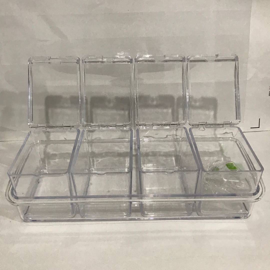 Transparent Acrylic Kitchen Seasoning Storage Box