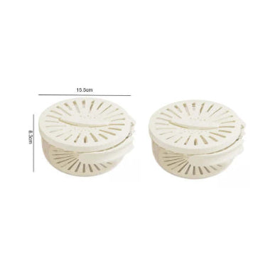 Foldable Fruit Washing Basket With Lid Vegetable Colander Kitchen Box