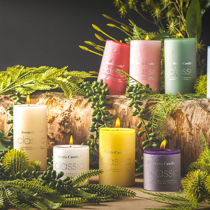 Cylindrical Aromatherapy Scented Smokeless Candle