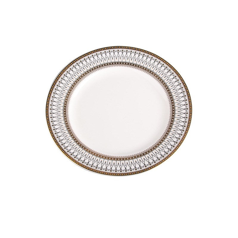 Nordic Luxury Ceramic Dinner Plate Set Decorative Tableware