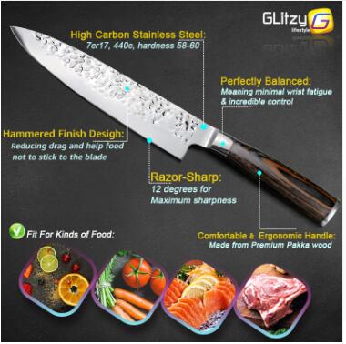 Professional Japanese Chef Knife For Precision Kitchen Cutting