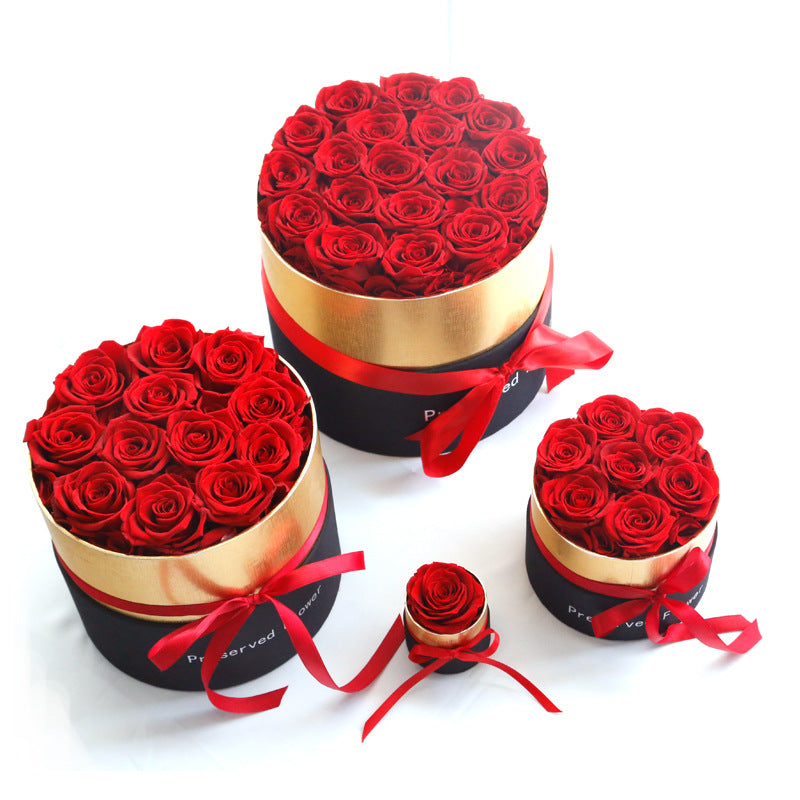 Preserved Roses Box Romantic Valentine Gift Set