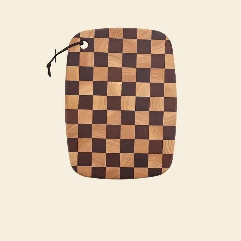 Acacia Mangium Chessboard Grid Cutting Board Solid Wood Cutting Board