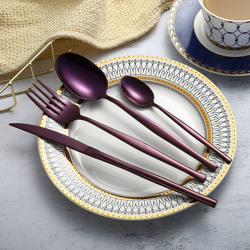 304 Stainless Steel Cutlery Set For Western Style Dining