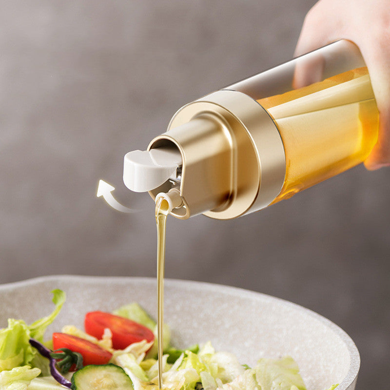 Automatic Glass Oil Dispenser Gravity Sensor Kitchen Bottle