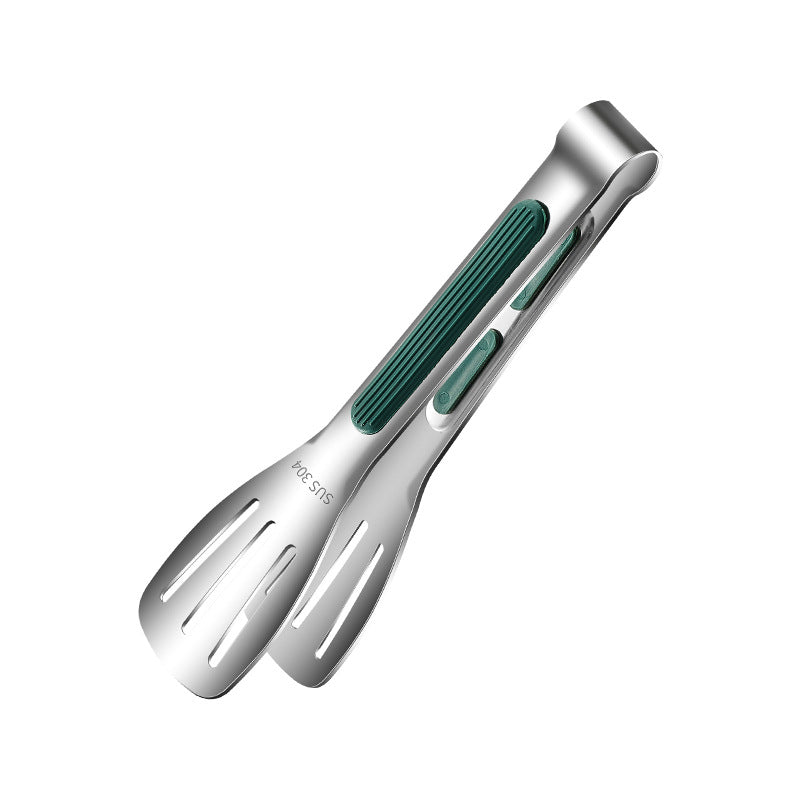 304 Stainless Steel Kitchen Tongs BBQ Salad Clips Set