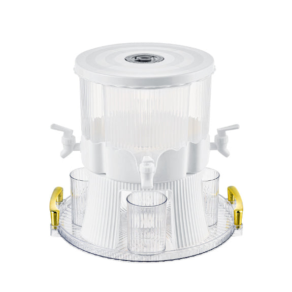 Rotatable Four Compartment Plastic Kitchen Water Kettle