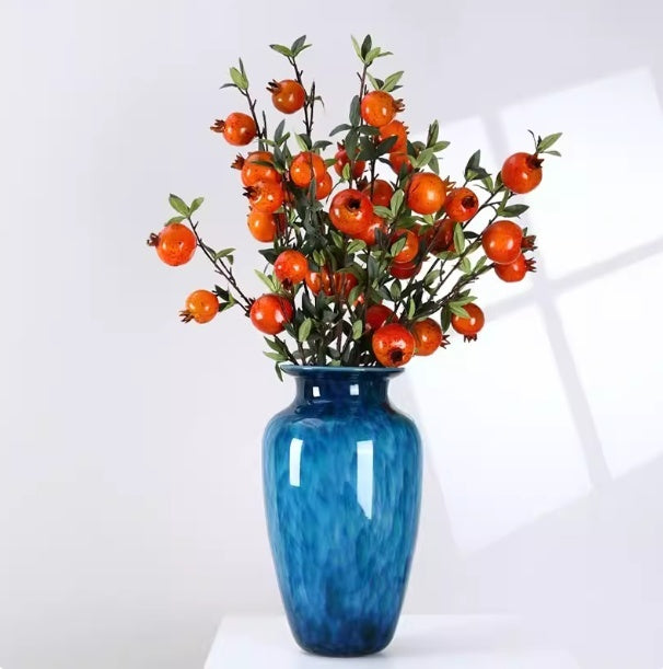 Luxury Vintage Enamel Glass Vase Living Room Decor