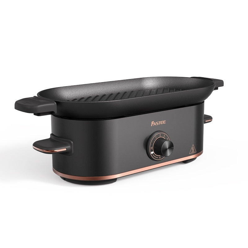 Mini Electric Smoke-Free BBQ Grill Plate