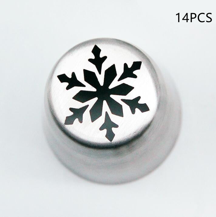 3-In-One Christmas Stainless Steel Cake Decorating Nozzle Set