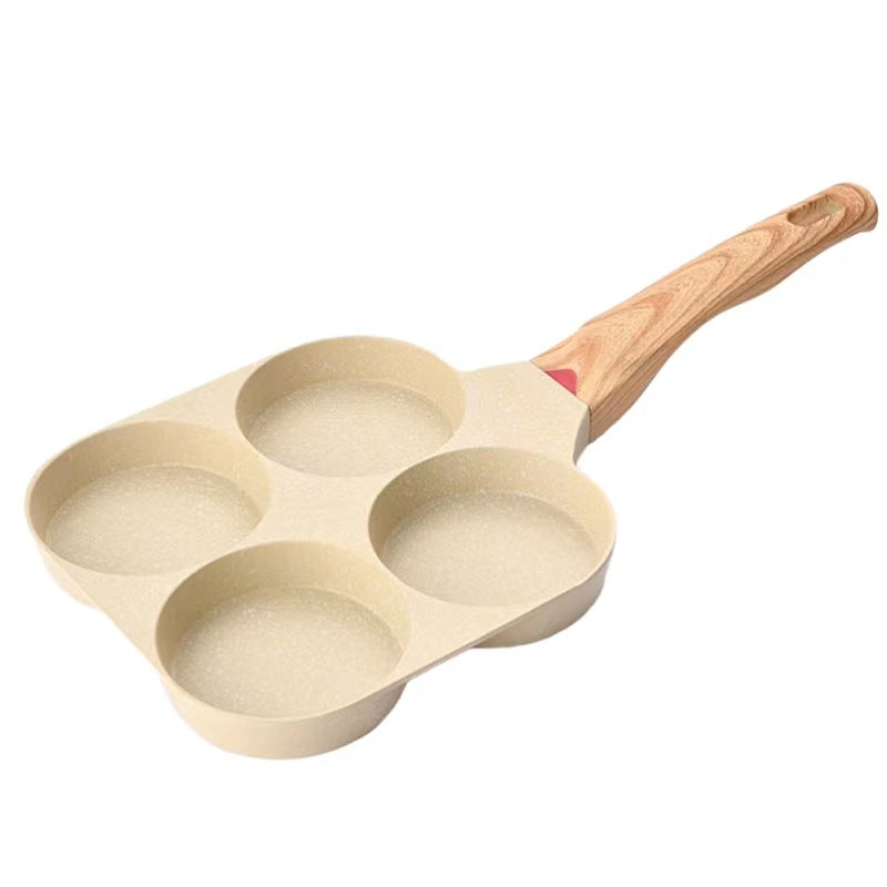 Four Hole Non Stick Frying Pan For Eggs And Breakfast