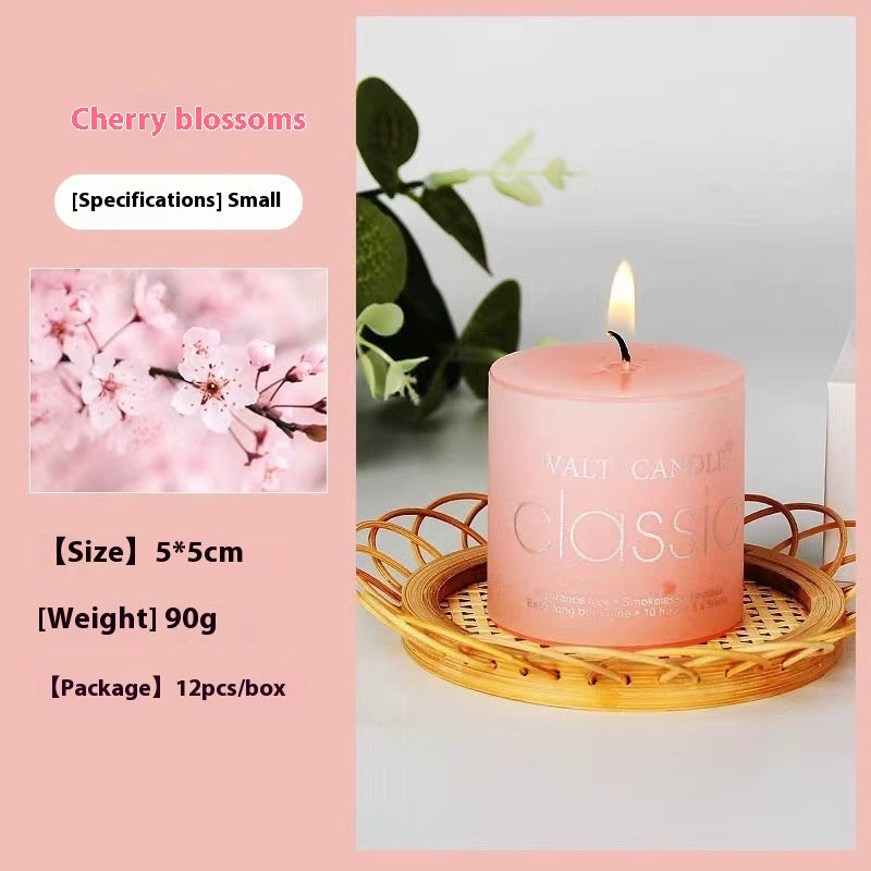 Cylindrical Aromatherapy Scented Smokeless Candle