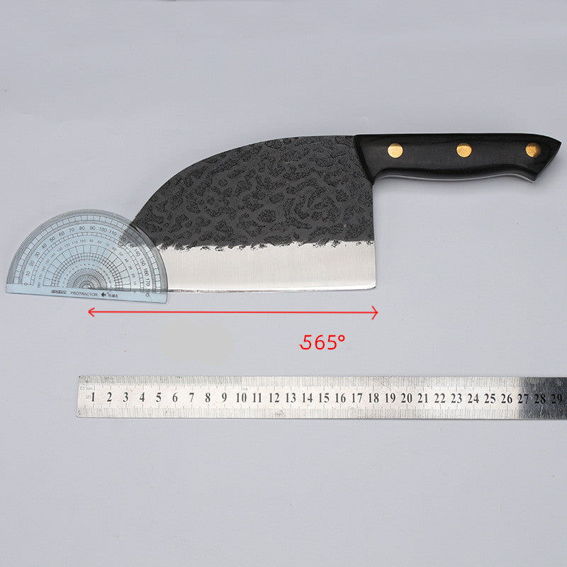 Forged Hammered Stainless Steel Kitchen Knife For Bones And Vegetables