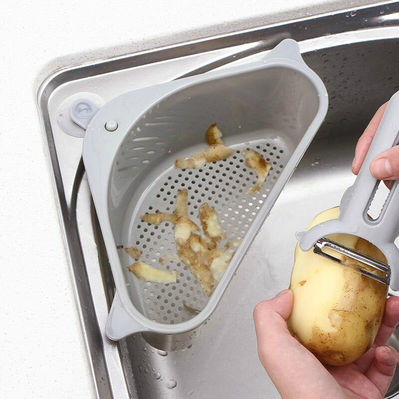 Triangle Kitchen Sink Storage Rack Sponge Drain Holder