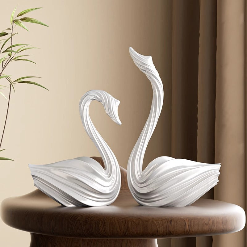 Minimalist Swan Abstract Luxury Decorative Sculptur